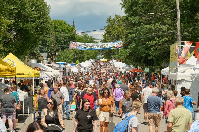 The Brockport Arts Festival is a pedestrian friendly event that's easy to navigate.