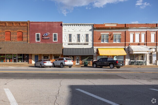 Main Street Cleveland has many buildings built in the 1900's.