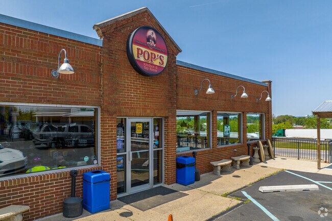 Exit Route 78 in Williams Township to reach Pop's Kitchen for quick eats and a drink.