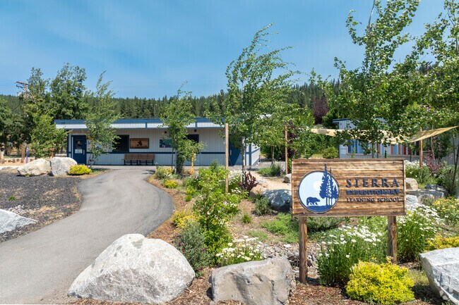 The entry sign at Sierra Expeditionary Learning School near Prosser Lakeview.