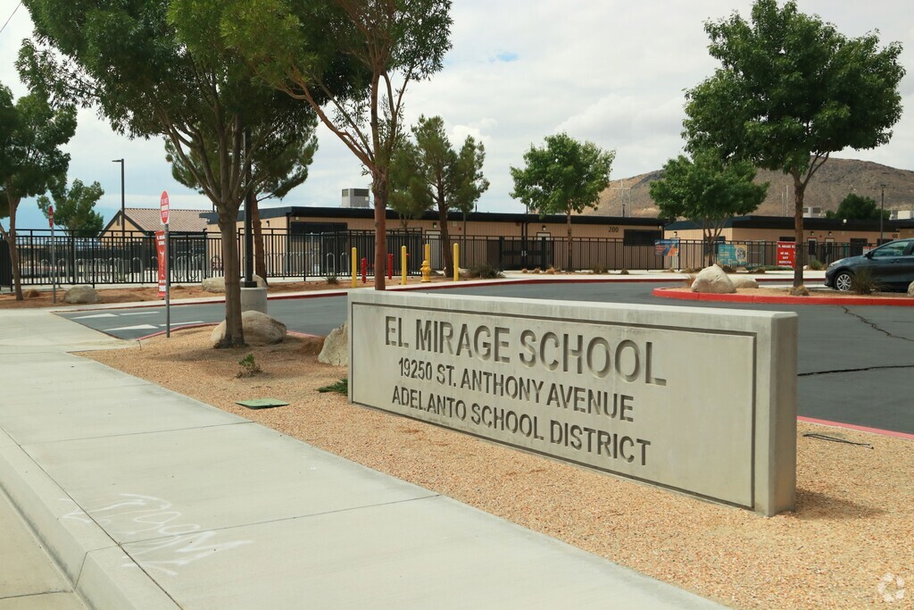 A wide shot for El Mirage School.