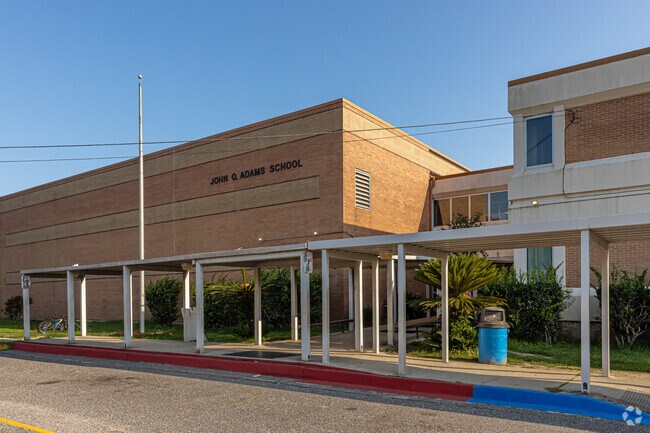 John Q. Adams Middle School supports families in Country Club Estates.