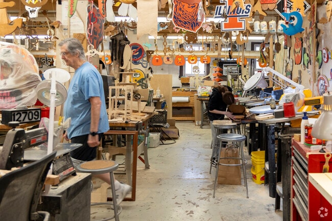 The Mann Park field house in Hegewisch includes a working wood shop for people to enjoy.