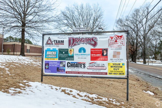 Local business show support for Collierville Elementary School.
