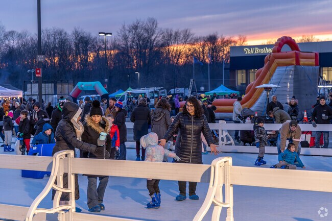 The Fire and Ice Festival in Upper Dublin Township  has Ice skating, food trucks and more.