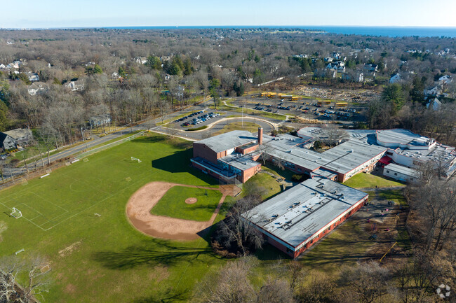 Long Lots School sits on a large campus.