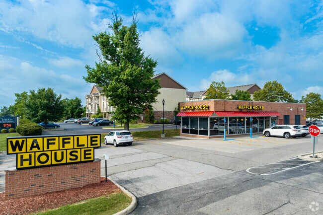 Waffle House near Northwoods is perfect for a quick and delicious breakfast or late-night snack.
