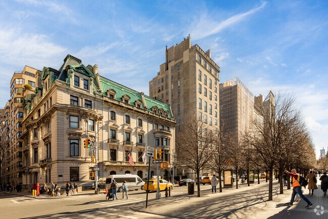 Luxurious buildings offer lovely architecture and varying residential options.