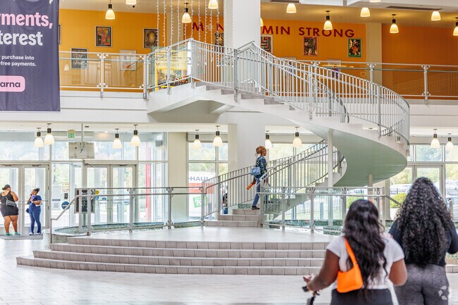 Carroll-South Hilton locals enjoy the convenience of Mondawmin Mall near Mosher for shopping and essentials.