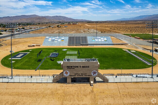 Apple Valley High School sports field.