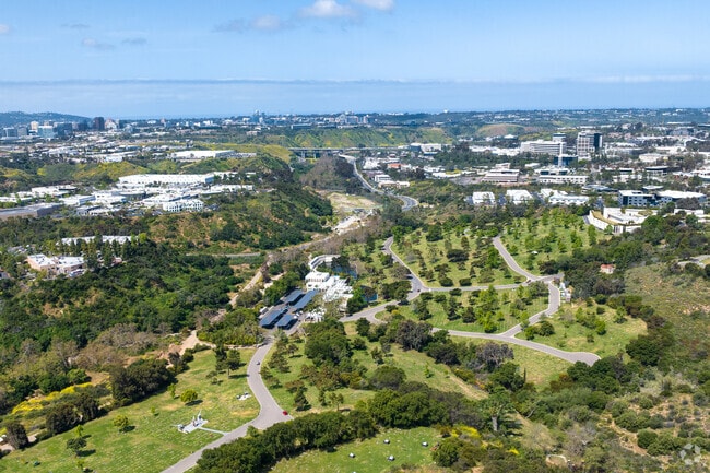 Sorrento Valley has lush green landscape and is conveniently close to most freeways.