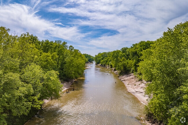 The Loosahatchie River makes up the northern border of Bartlett.