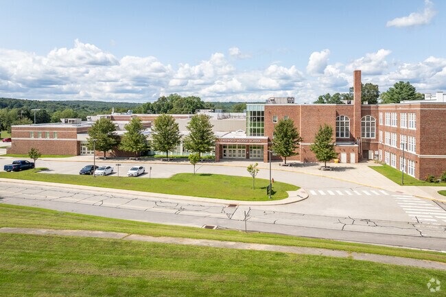 Griswold Middle School serves local students from nearby Voluntown, CT.