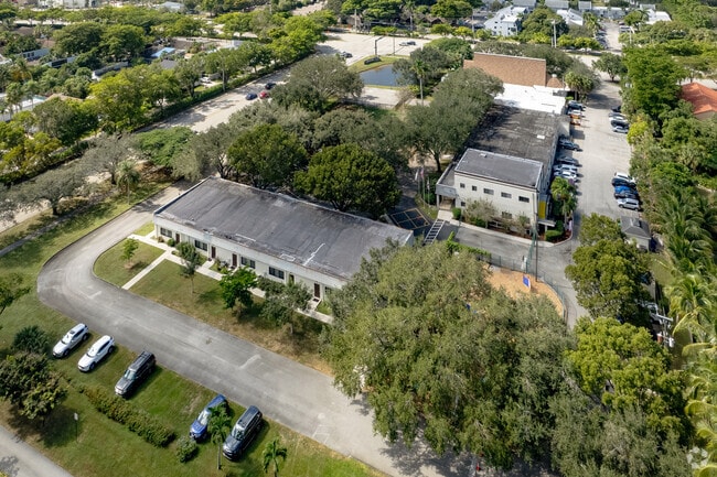 Bird's eye view of Our Savior Lutheran School in Plantation, FL.