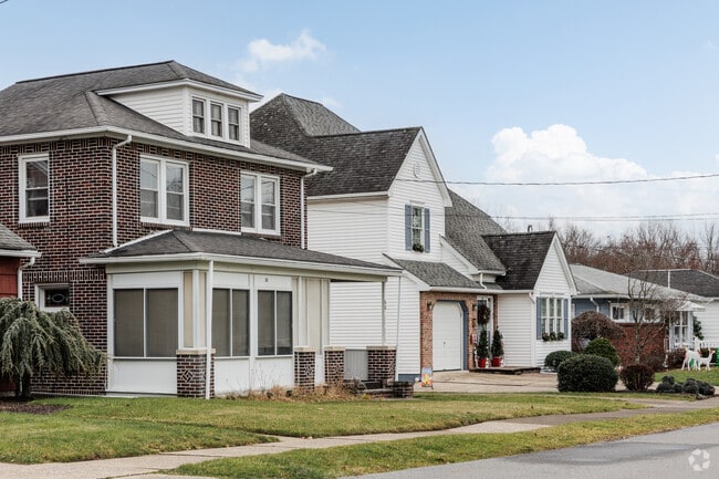 A mix of housing styles can be found in West Wyoming, PA.