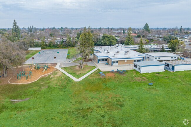 Play outdoors at Cameron Ranch Elementary School.