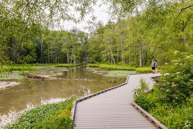 Franconia residents enjoy wildlife watching at Huntley Meadows Park.