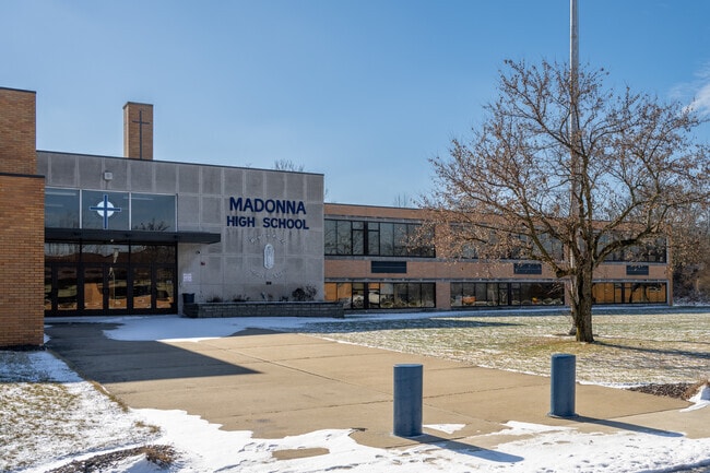 At Weirton Madonna High School, 100% of students graduate and have an average SAT score of 1190.
