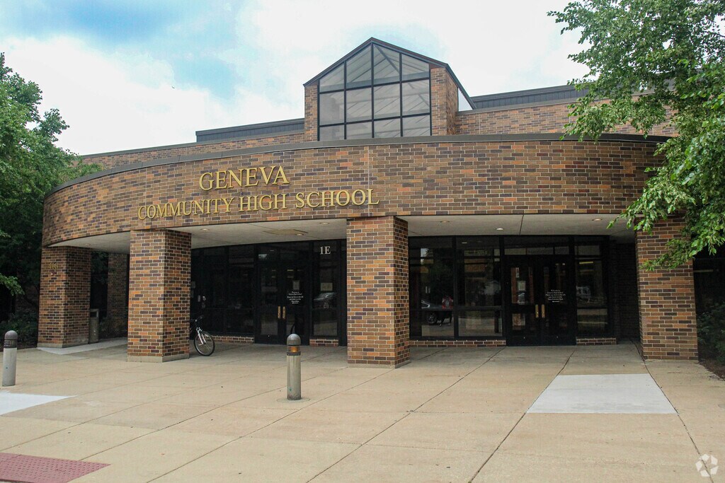 Geneva High School building in Northwest Central Geneva.