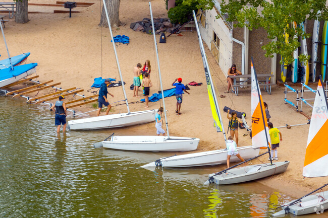 Residents in Marston enjoy paddle boarding and sailboating at Bowles Lake.