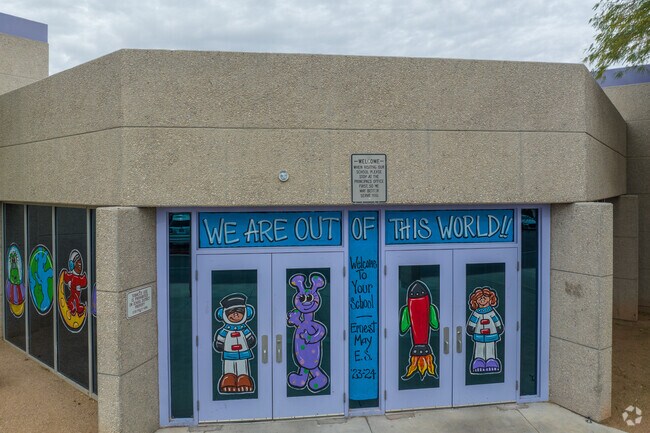 Ernest J. May Elementary School encourages students to express their creativity.
