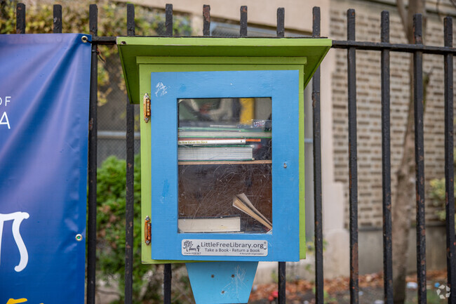 Take or leave at book in Bella Vista at the free little library at Jackson Andrew School.