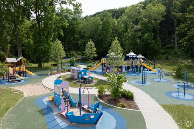 Eddie Collins Memorial Park has a great and adventurous playground for children to explore and learn on.