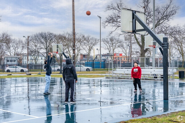 Union City's Washington Park has a basketball court, tennis and volleyball court.