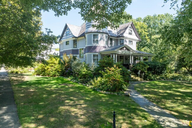 Situated on a prominent corner lot, this iconic Queen Anne home is conveniently located near downtown Garrettsville.