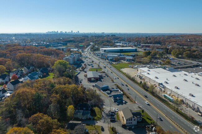 Route one in Maplewood is a direct line to Boston.
