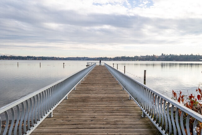Lundeen Park is beloved for its long pier near Machias.