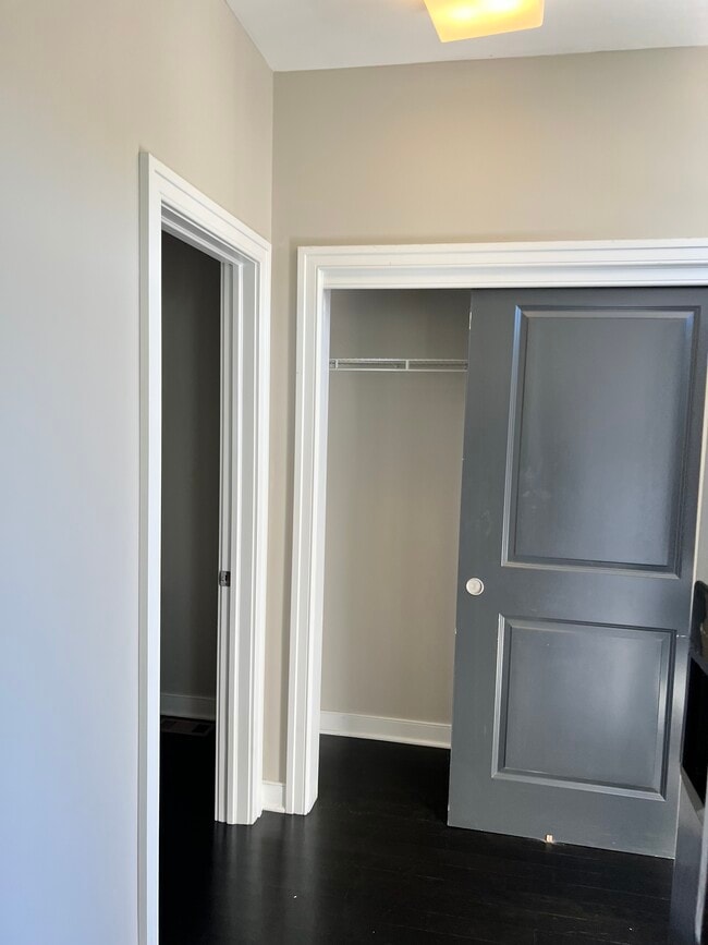 Back entry closet & Half Bath
