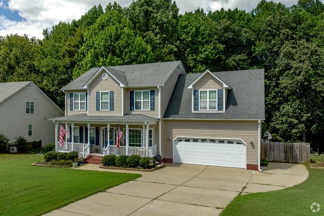 Some colonial styled homes in Southwest Wake County have rooms over the garage for added space.