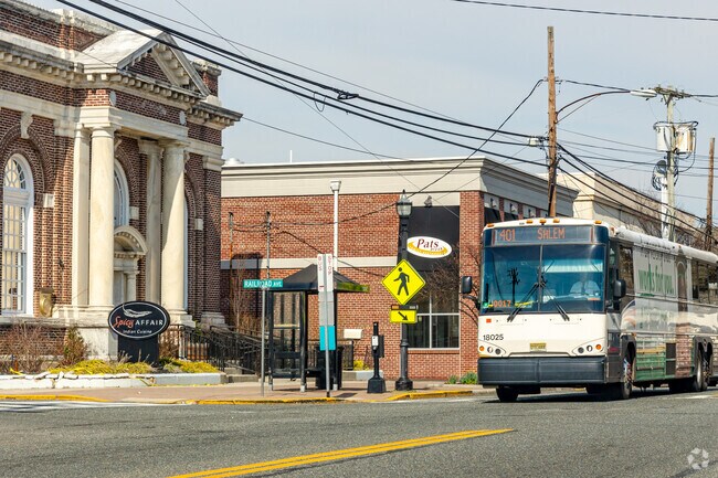 Woolwich Township resdents can take advantage of the NJ transit stops right along Kings Highway.