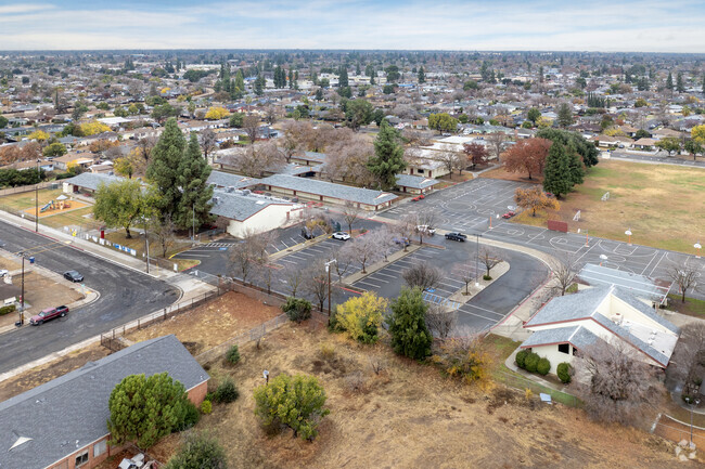 The campus of Wishon Elementary School in Fresno.
