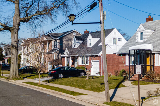 The Colonial homes are unique in New Hyde Park.
