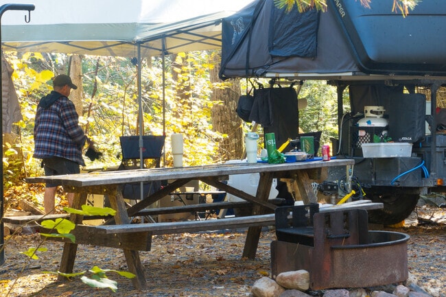 Poe Paddy is a smaller park at 23 acres with great camping and a lovely stream running thru.