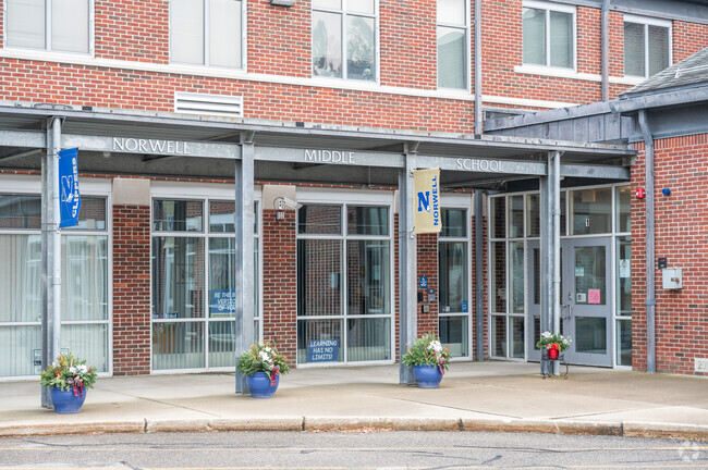 Norwell Middle School in Norwell received an A for academics by Niche.