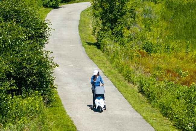 Walking paths are never far off in Scots Plains.