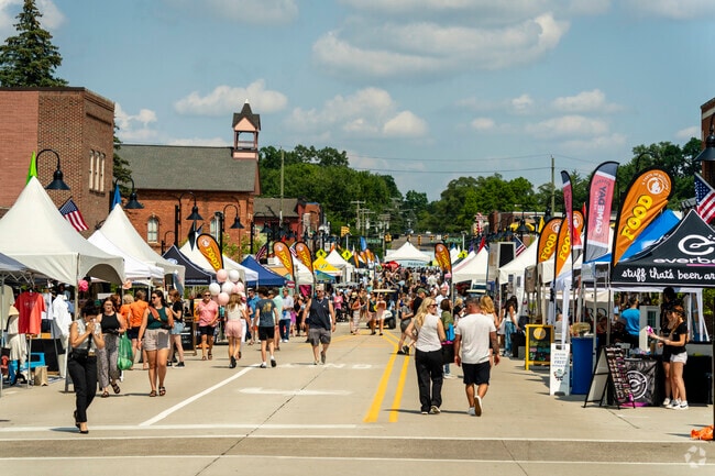 Taste of Brighton spans many city blocks throughout downtown Brighton.