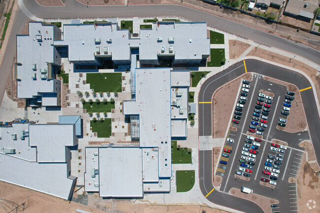 Mosley Middle School in Tempe includes plenty of parking for its staff and visitors.