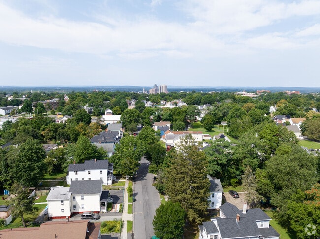 Not far from downtown Springfield Old Hill keeps you near the pulse.