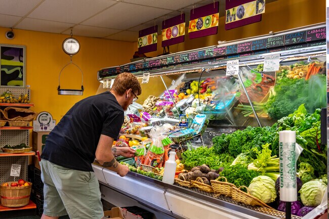 Phoenix Earth Food Cooperative in Five Points stocks farm fresh produce daily.