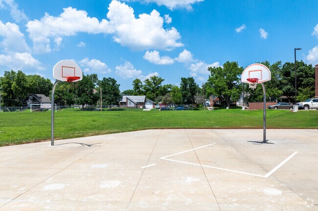 Practice your basketball skills at Irving Middle School.