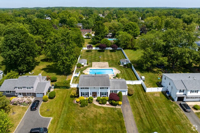 Homes on large lots with plenty of space for a pool can be found in Englishtown.