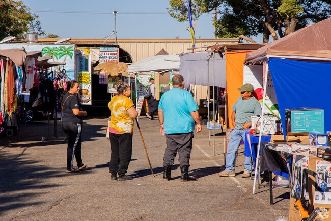Find fresh produce and more at the Atwater Flea & Farmers Market near McSwain.