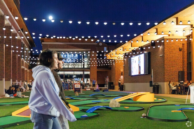Movie Night at the Hey Day Market has an outdoor golf course too.