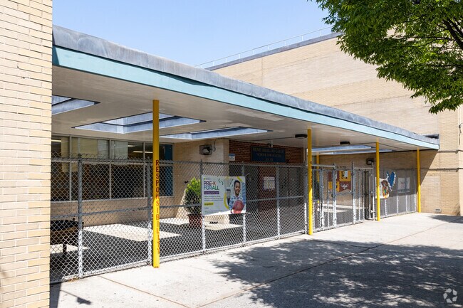 P.S. 175 Henry H. Garnet borders Striver's Row in Harlem, New York.