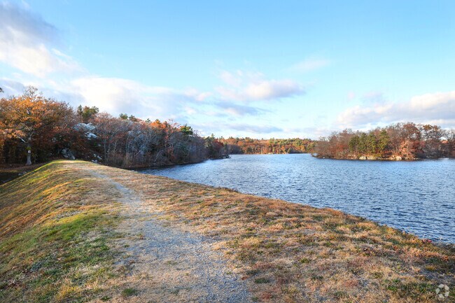 Evening walks around Birch Pond are a must in the Upper Walnut Street neighborhood.