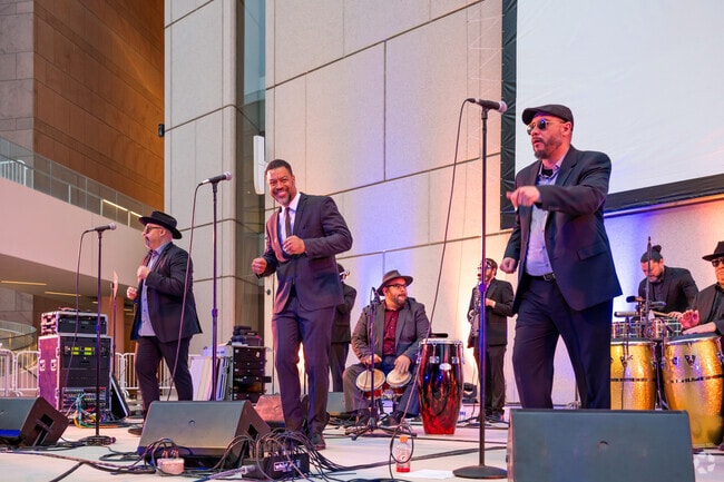 Summer Sounds brings electrifying artists to the Julianne and George Argyros Plaza.